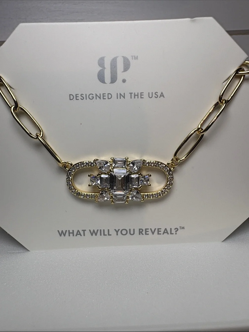 Bomb Party - OG Necklace - Exclusive Bringback - Diamond CZ - Gold